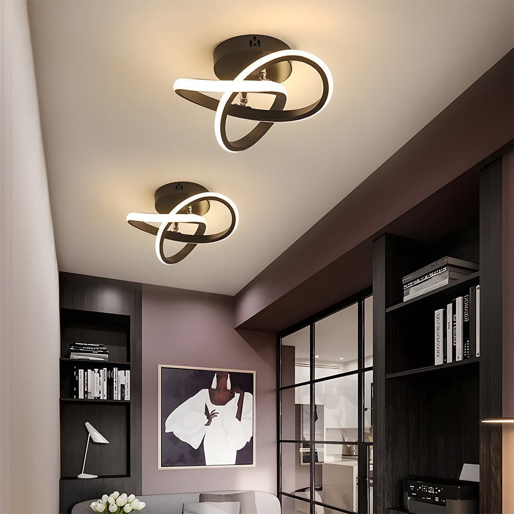 Modern geometrisk LED-taklampa