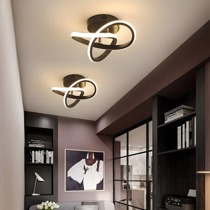 Modern geometrisk LED-taklampa