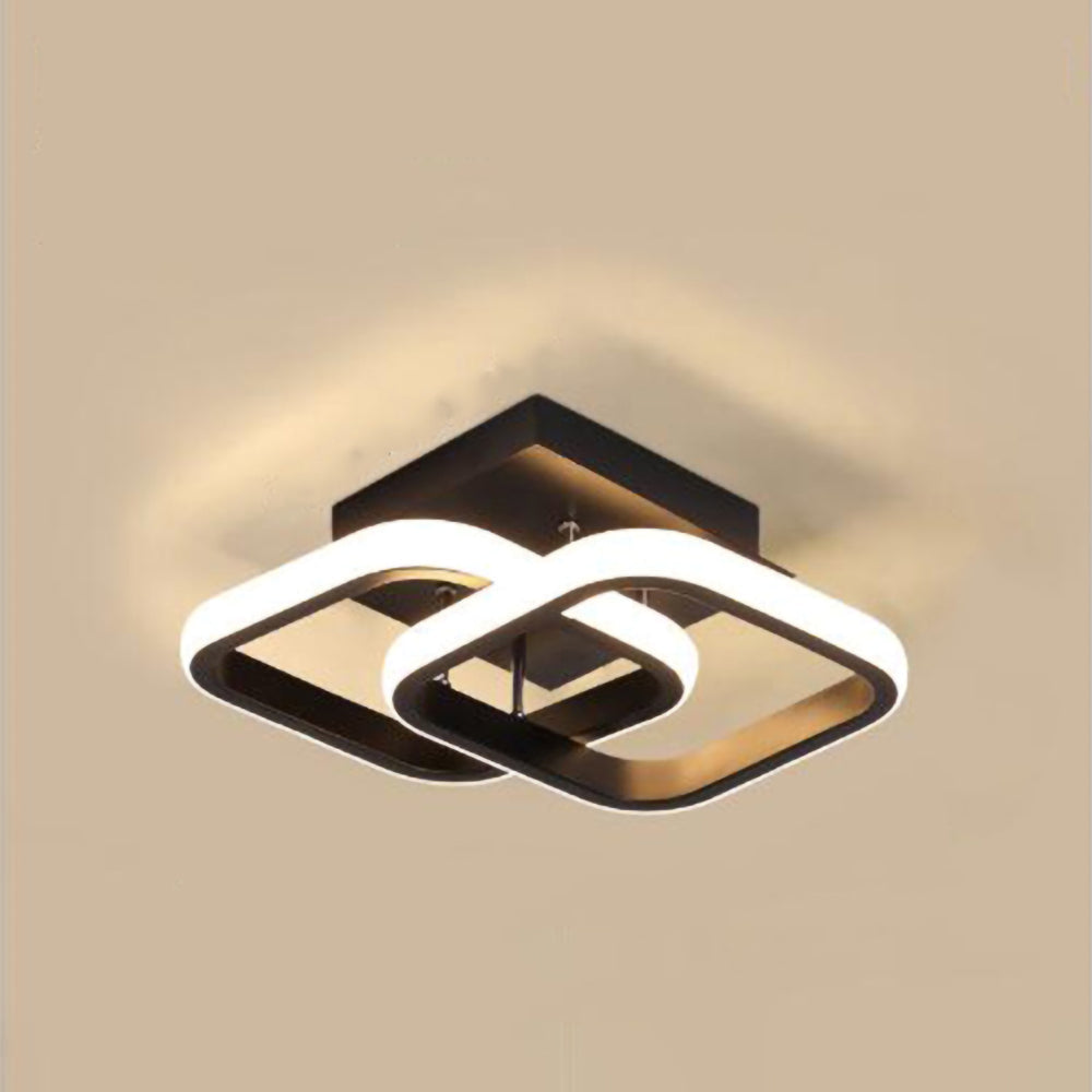 Modern geometrisk LED-taklampa