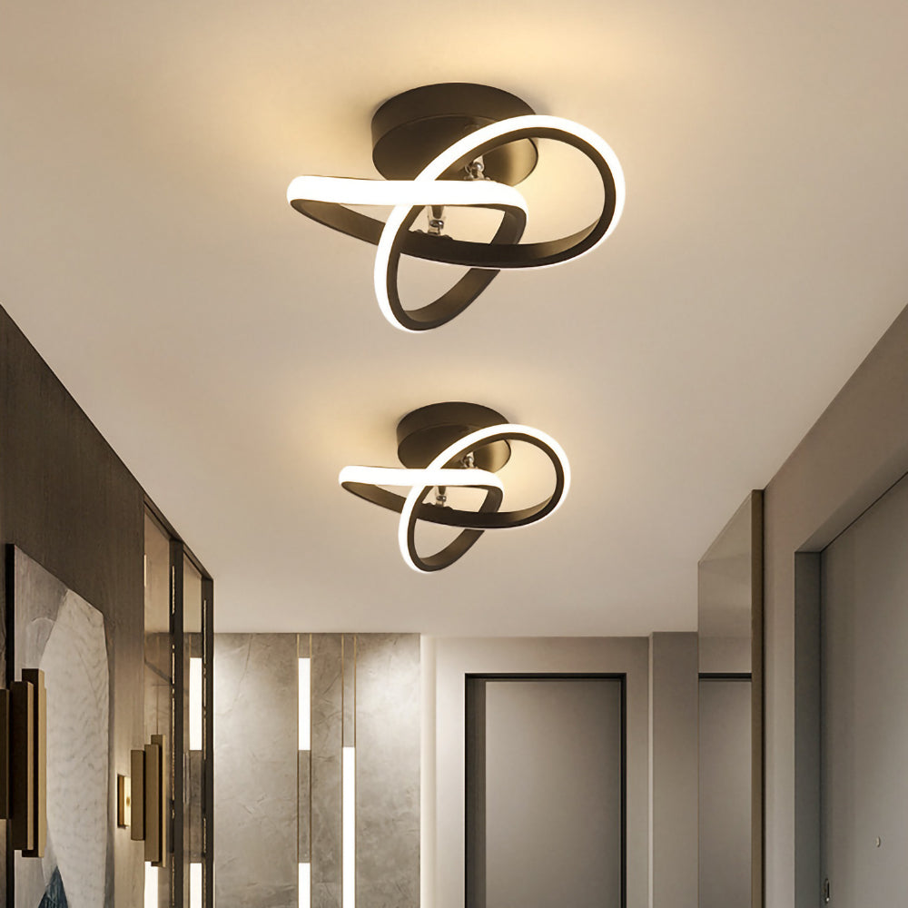 Modern geometrisk LED-taklampa
