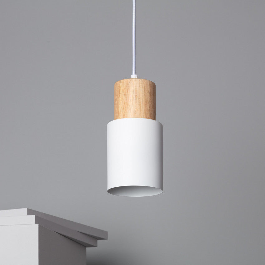 Minimalistisk cylinderformad LED-pendellampa