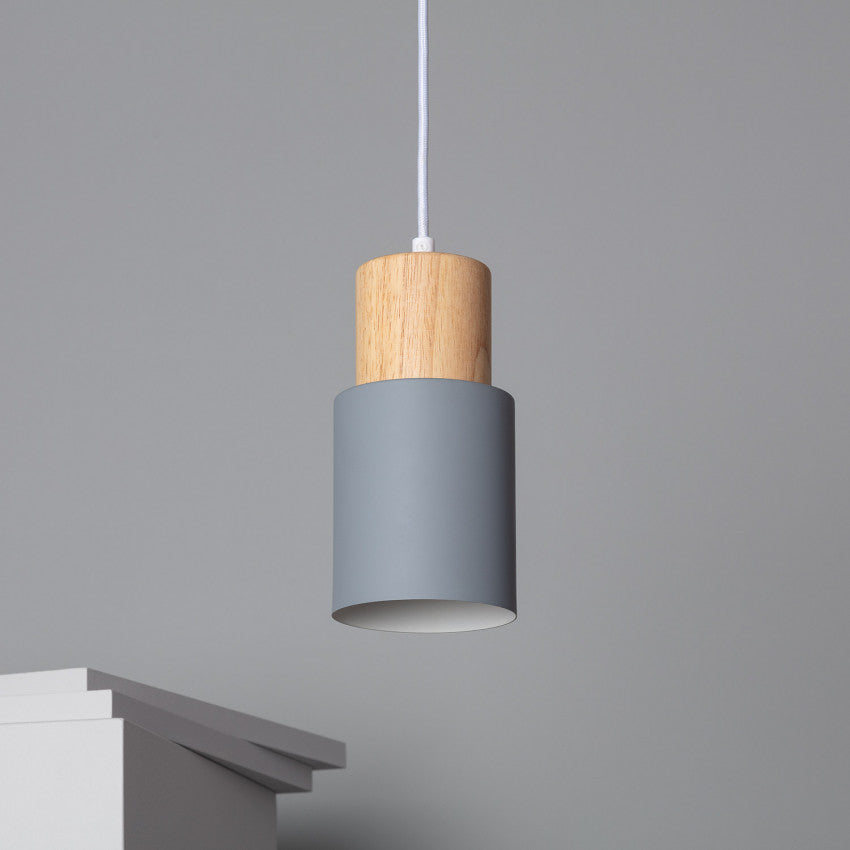 Minimalistisk cylinderformad LED-pendellampa