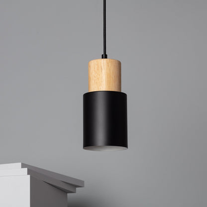 Minimalistisk cylinderformad LED-pendellampa