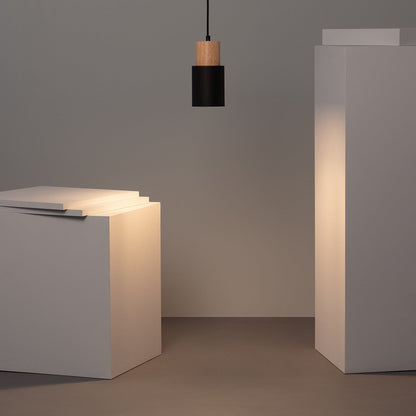 Minimalistisk cylinderformad LED-pendellampa
