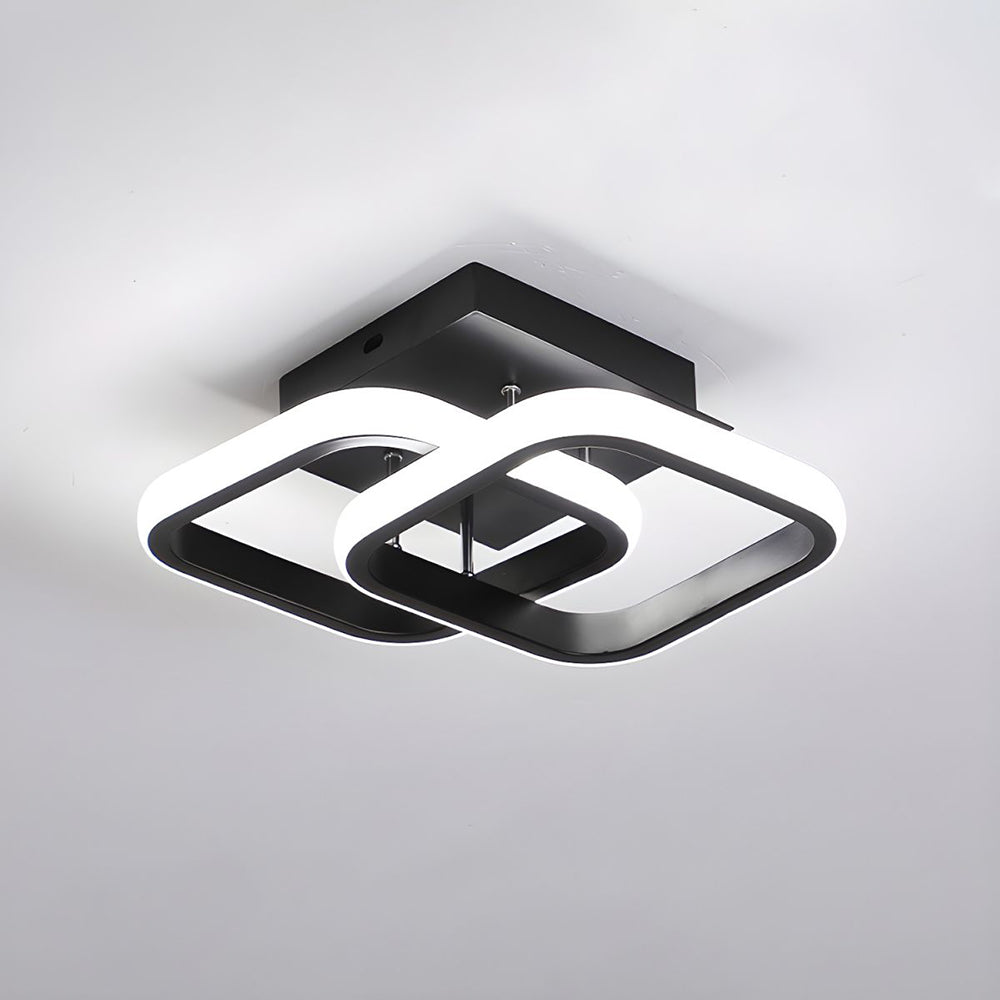 Modern geometrisk LED-taklampa