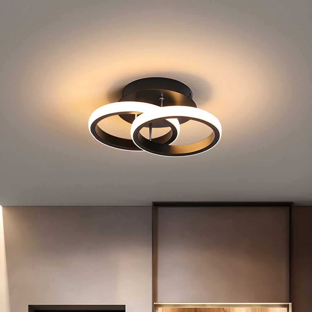 Modern geometrisk LED-taklampa