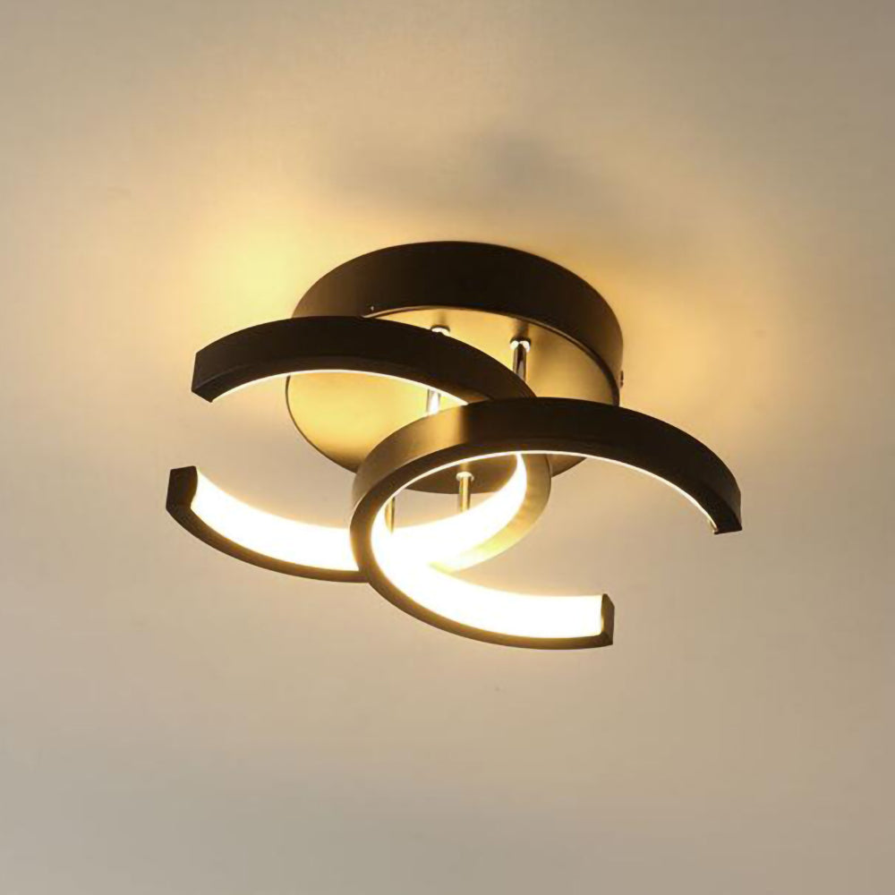Modern geometrisk LED-taklampa