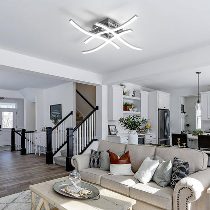 Modern infälld LED-taklampa