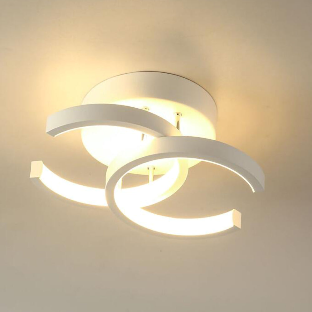 Modern geometrisk LED-taklampa