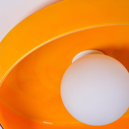 Minimalistisk LED-taklampa för infälld montering