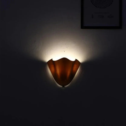 Art Deco Vintage Shell Inspirerad LED-vägglampa