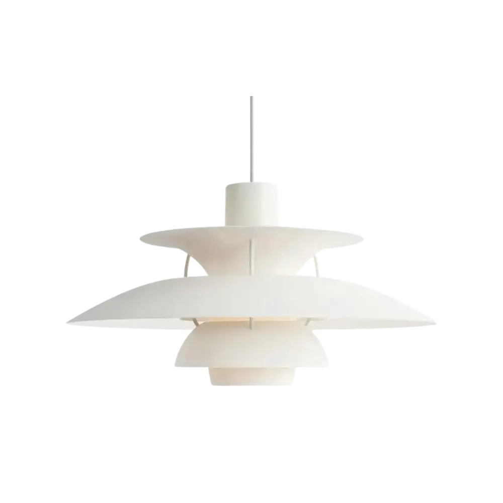 Industriell art déco rund hänglampa i lager