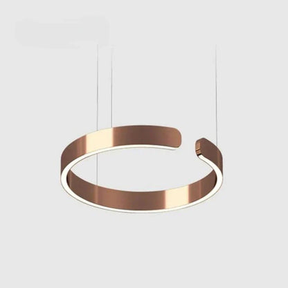 Modern LED-ringpendellampa