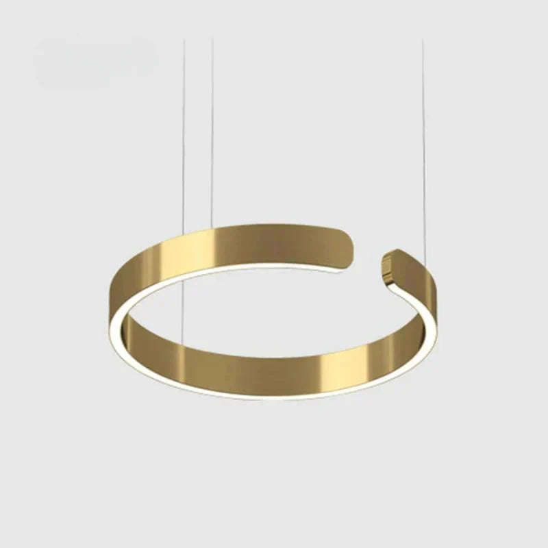Modern LED-ringpendellampa