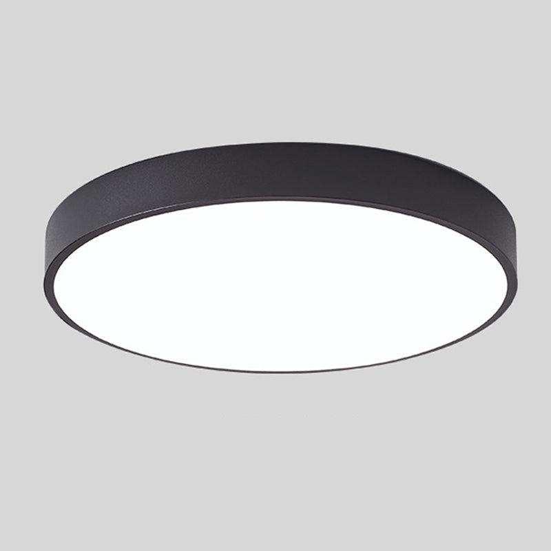 Modern rund LED-taklampa