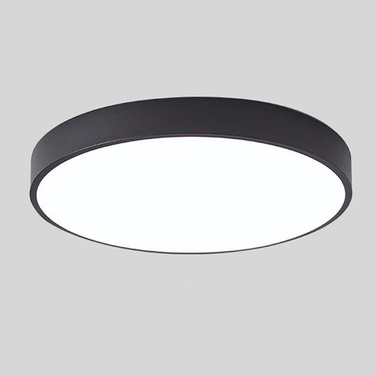 Modern rund LED-taklampa