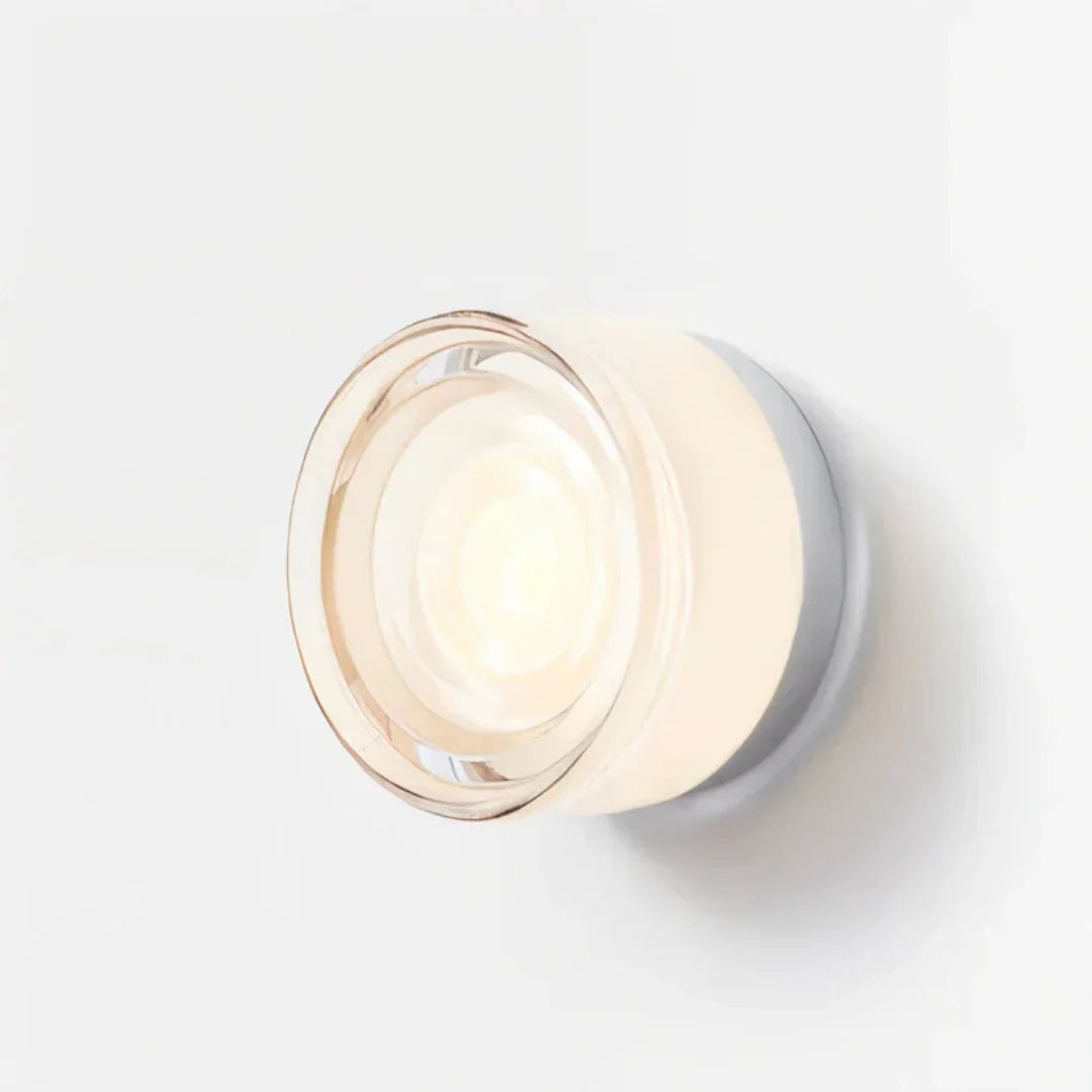 Scadinavian minimalistisk rund LED-vägglampa