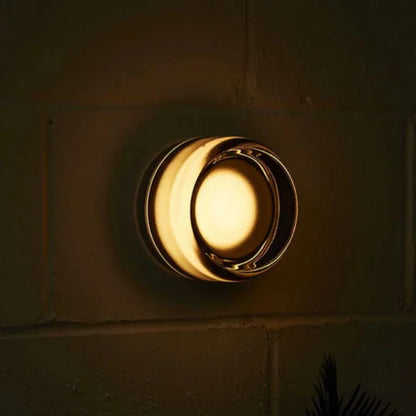 Scadinavian minimalistisk rund LED-vägglampa