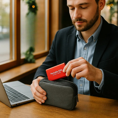 Bärbar SSD extern hårddisk