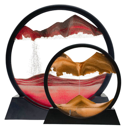 3D-rörligt sandlandskap