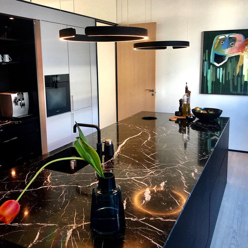 Modern LED-ringpendellampa