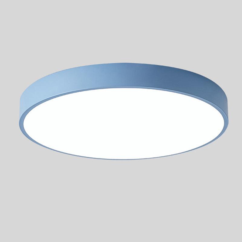 Modern rund LED-taklampa