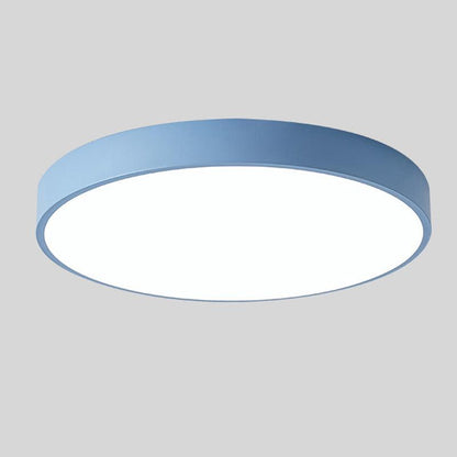 Modern rund LED-taklampa