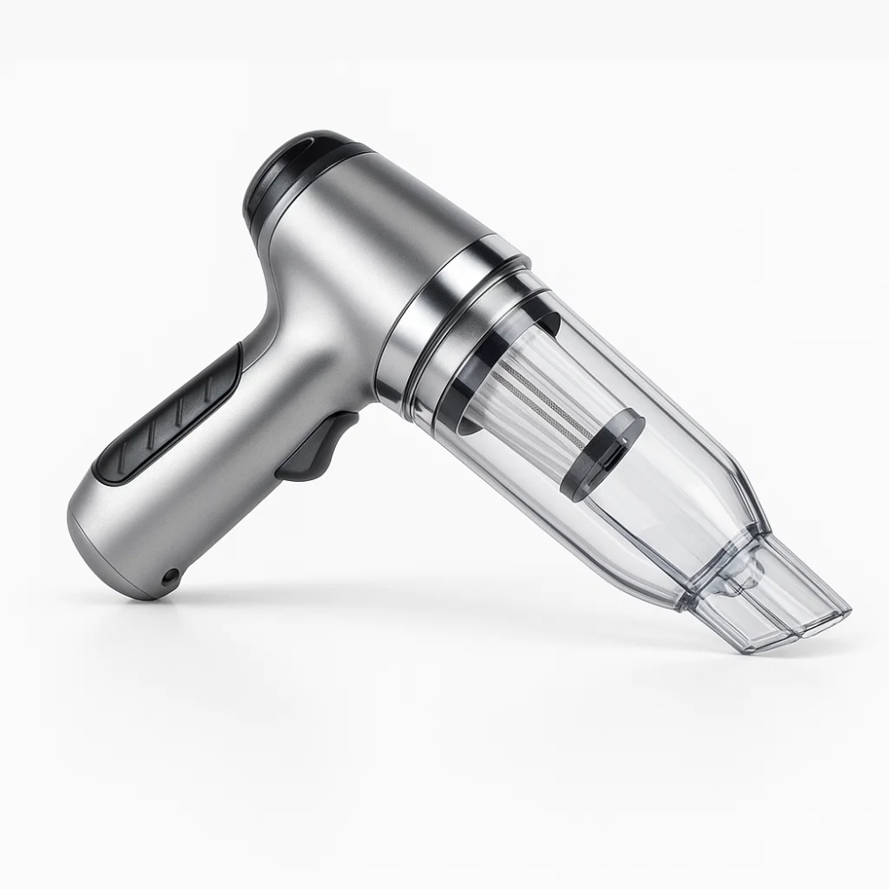 Sladdlös handhållen bildammsugare