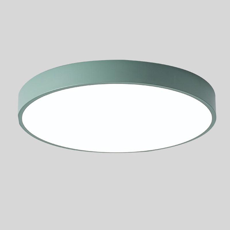 Modern rund LED-taklampa