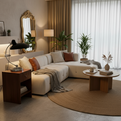 Skandinavisk minimalistisk skrivbordslampa med justerbar böjd arm