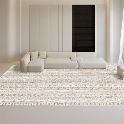 Marockansk och geometrisk mönstrad fyrkantig matta