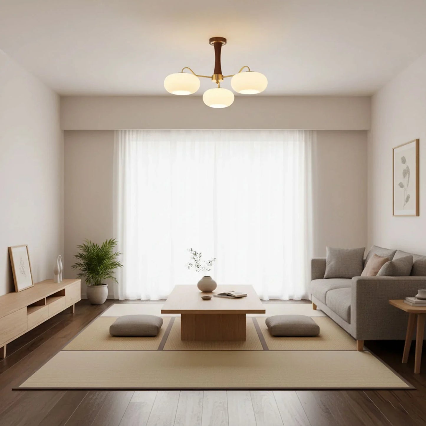 Modern vintage taklampa i form av persimon