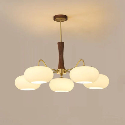 Modern vintage taklampa i form av persimon