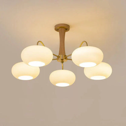 Modern vintage taklampa i form av persimon