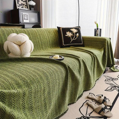 Strukturerat modernt sofföverdrag