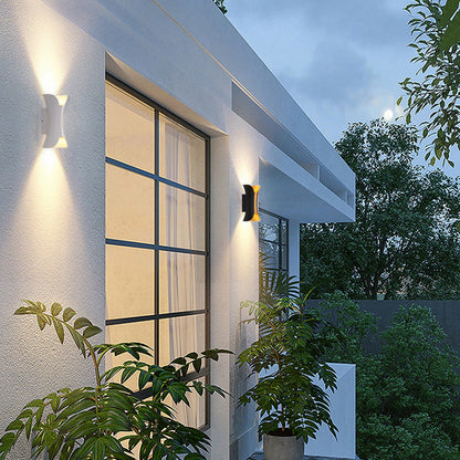Modern böjd LED-vävägglampa för utomhus bild 11