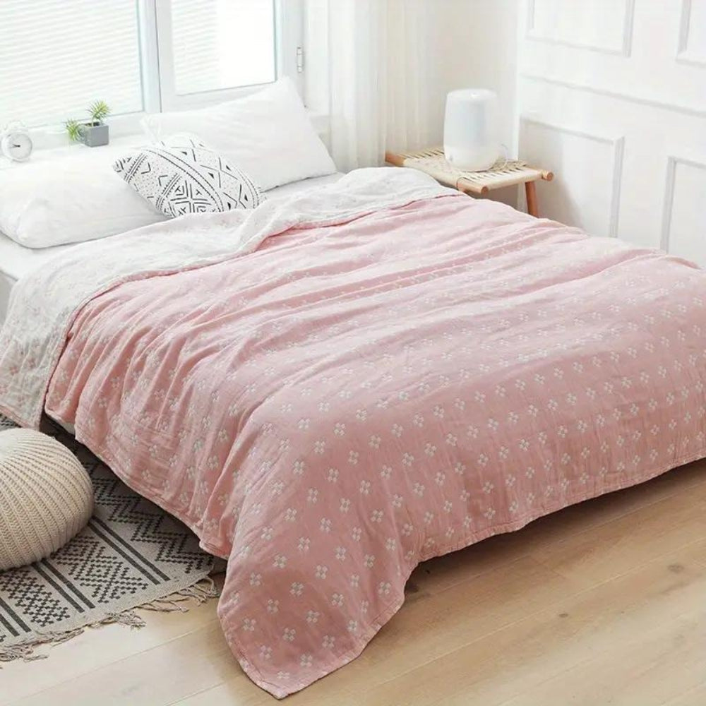 Geometriskt mönster filt