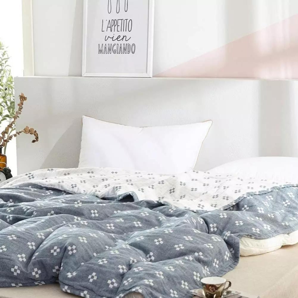 Geometriskt mönster filt