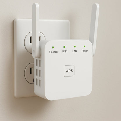 WiFi-signalförstärkare med dubbla antenner