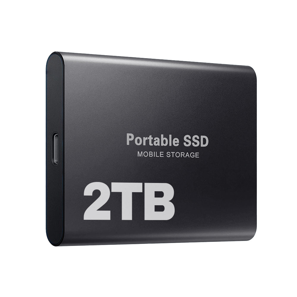 2TB bärbar höghastighets-SSD i fickformat