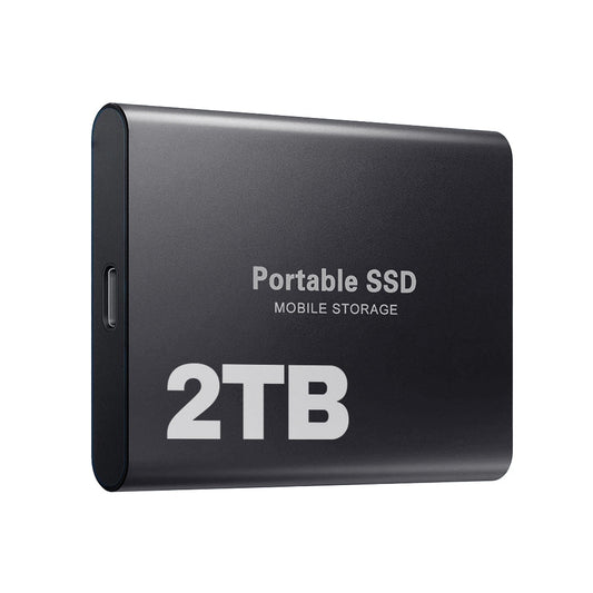 2TB bärbar höghastighets-SSD i fickformat