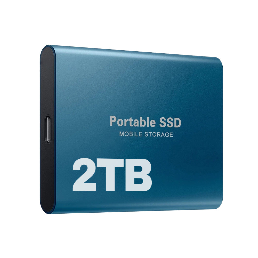 2TB bärbar höghastighets-SSD i fickformat