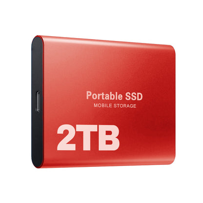 2TB bärbar höghastighets-SSD i fickformat