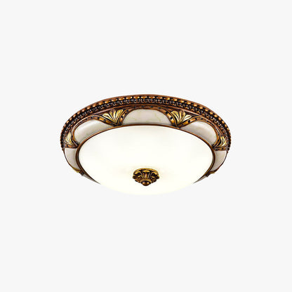 Mid Century modern rund LED taklampa bild 1