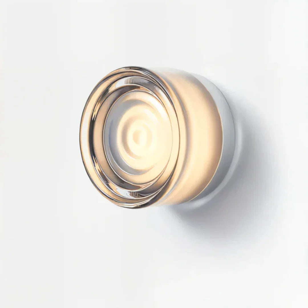 Scadinavian minimalistisk rund LED-vägglampa