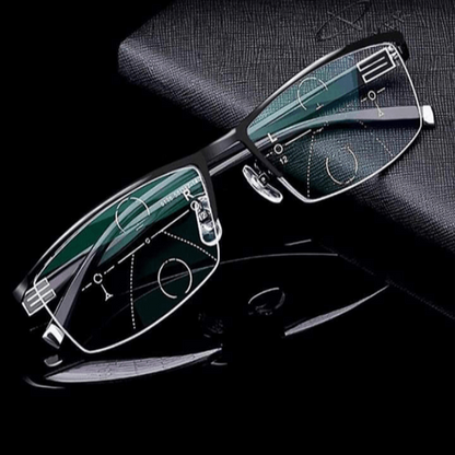 Blåljusblockerande multifokusläsglasögon