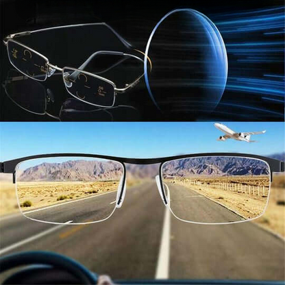 Multifokuserade läsglasögon