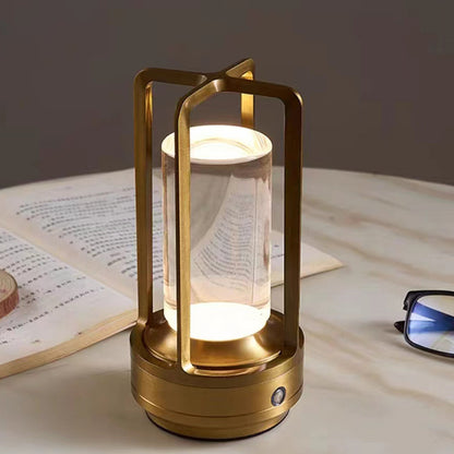 Kristalllykta bordslampa
