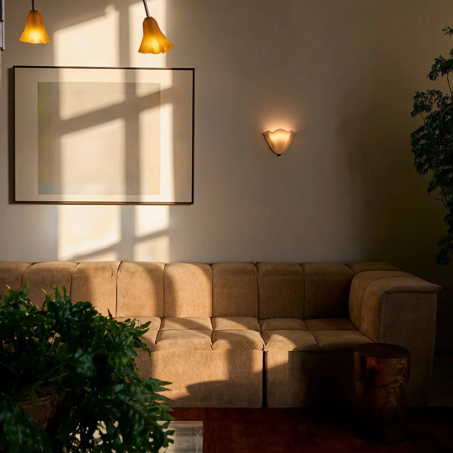 Art Deco Vintage Shell Inspirerad LED-vägglampa