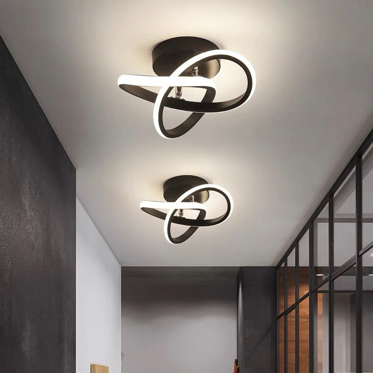 Modern geometrisk LED-taklampa